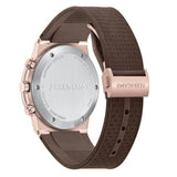 Salvatore Ferragamo Sapphire Chrono Brown Dial Brown Rubber Strap Watch for Men - SFME01023