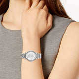 Tissot Carson Premium Automatic Lady Diamonds Silver Dial Silver Steel Strap Watch for Women - T122.207.11.036.00