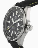 Tag Heuer Aquaracer Calibre 5 Automatic Black Dial Black Nylon Strap Watch for Men - WAY211A.FC6362