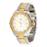 Tag Heuer Aquaracer Quartz White Dial Two Tone Steel Strap Watch for Men - WAY1120.BB0930