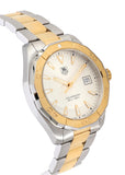 Tag Heuer Aquaracer Quartz White Dial Two Tone Steel Strap Watch for Men - WAY1120.BB0930
