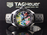 Tag Heuer Formula 1 Alec Monopoly Special Edition Black Rubber Strap Watch for Men - WAZ1119.FT8023