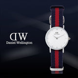Daniel Wellington Classy Oxford White Dial Two Tone Nylon Strap Watch For Women - DW00100072