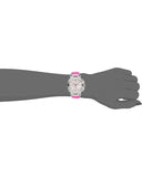 Tissot T Race Chronograph White Dial Pink Rubber Strap Watch for Women - T048.217.17.017.01