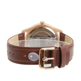 Guess Connoisseur Blue Dial Brown Leather Strap Watch For Men - GW0353G2