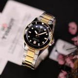 Tissot Seastar 1000 Black Dial Two Tone Steel Strap Watch for Women - T120.210.22.051.00