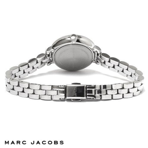 Marc Jacobs Sally White Dial Silver Steel Strap Watch for Women - MBM8642