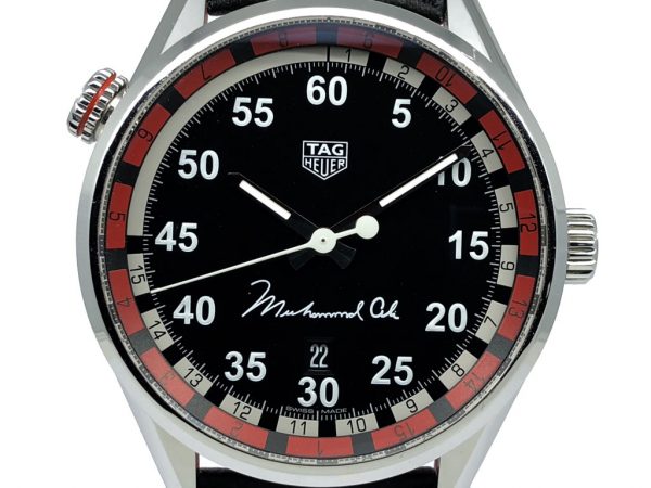 Tag Heuer Carrera Muhammad Ali Black Dial Watch for Men - WAR2A11.FC6337