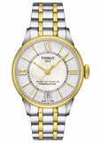 Tissot Chemin Des Tourelles Powermatic 80 Silver Dial Two Tone Steel Strap Watch For Men - T099.407.22.038.00