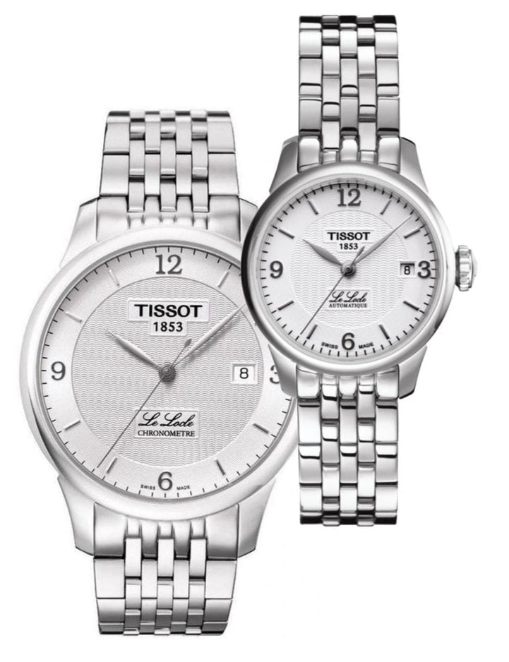 Tissot Le Locle Small Lady Automatic Silver Dial Silver Steel Strap Watch For Women - T41.1.183.34