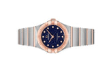 Omega Constellation Quartz Diamonds Blue Dial Two Tone Steel Strap Watch for Women - 131.20.25.60.53.002