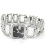 Gucci G Diamonds Black Dial Silver Steel Strap Watch For Women - YA125509