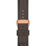 Tissot T Sport PRS 516 Chronograph Grey Dial Grey Leather Strap Watch for Men - T131.617.36.082.00