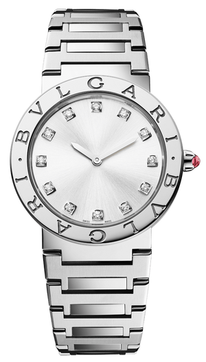 Bvlgari Bvlgari Bvlgari Lady Diamonds Silver Dial Silver Steel Strap Watch for Women - BVLGARI103696