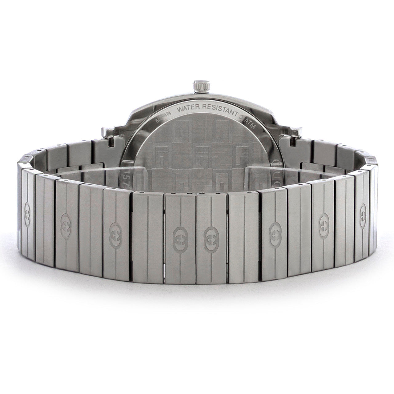 Gucci Grip Disney Mickey Mouse Silver Dial Silver Steel Strap Watch For Women - YA157418