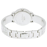 Coach Delancey White Dial Silver Steel Strap Watch for Women - 14502353