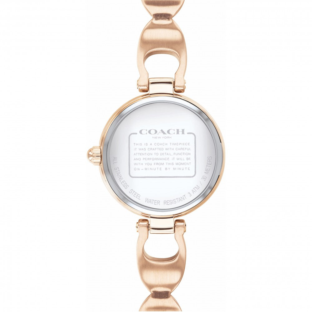 Coach Park Signature Rose Gold Dial Rose Gold Steel Strap Watch for Women - 14503172