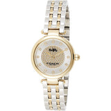 Coach Park Silver Dial Two Tone Steel Strap Watch for Women - 14503642
