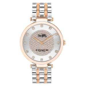 Coach Park Silver Dial Two Tone Steel Strap Watch for Women - 14503644