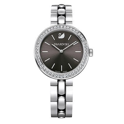 Swarovski Daytime Rhinestone Grey Dial Silver Steel Strap Watch for Women - 5213681