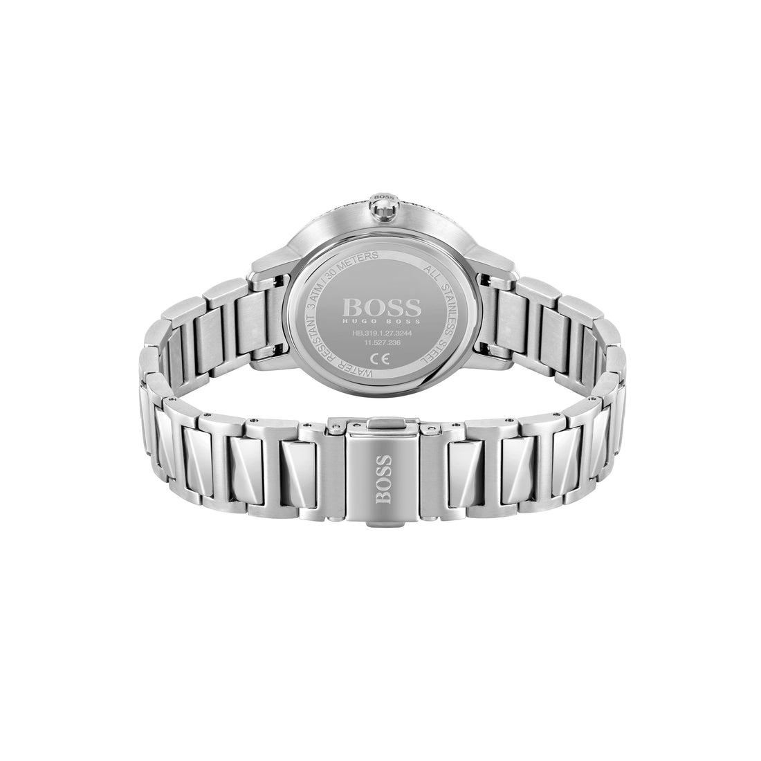 Hugo Boss Signature Silver Dial Silver Steel Strap Watch for Women - 1502539