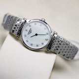 Longines La Grande Classique Diamonds White Dial Silver Steel Strap Watch for Women - L4.209.4.87.6