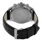 Hugo Boss Ikon Black Dial Black Leather Strap Watch for Men - 1513178