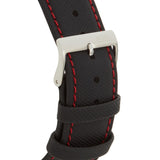 Hugo Boss Navigator Black Dial Black Leather Strap Watch for Men - 1513535