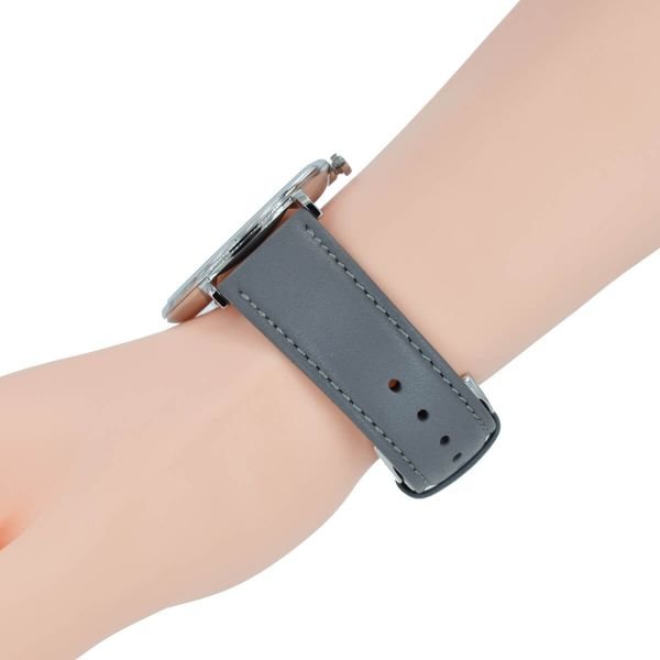 Hugo Boss Horizon Blue Dial Grey Leather Strap Watch for Men - 1513539