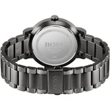 Hugo Boss Spirit Chronograph Grey Dial Grey Steel Strap Watch for Men - 1513695