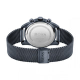 Hugo Boss Skymaster Chronograph Blue Dial Blue Mesh Bracelet Watch for Men - 1513836