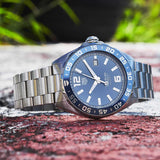 Tag Heuer Formula 1 Bucherer Blue Edition Blue Dial Silver Steel Strap Watch for Men - WAZ2015.BA0842