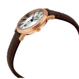 Tissot Carson Premium Lady Silver Dial Brown Leather Strap Watch For Women - T122.210.36.033.00