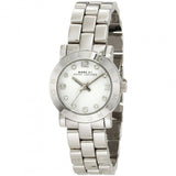 Marc Jacobs Mini Amy White Dial Silver Steel Strap Watch for Women - MBM3055
