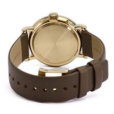 Marc Jacobs Baker Olive Green Dial Olive Green Leather Strap Watch for Women - MBM1328