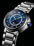 Maurice Lacroix Fiaba Moonphase Blue Dial Silver Steel Strap Watch for Women - FA1084-SS002-420-1