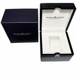 Maurice Lacroix Aikon Automatic Chronograph Black Dial Black Leather Strap Watch for Men - AI1808-SS000-330-2