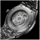 Maurice Lacroix Aikon Automatic Black Dial Silver Steel Strap Watch for Men - AI1807-SS002-330-1