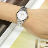 Gucci G Timeless Quartz Silver Dial Silver Steel Strap Watch For Women - YA126551