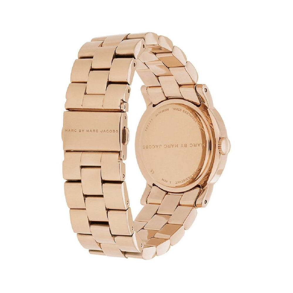 Marc Jacobs Amy Dexter Rose Gold Dial Rose Gold Steel Strap Watch for Women - MBM3216