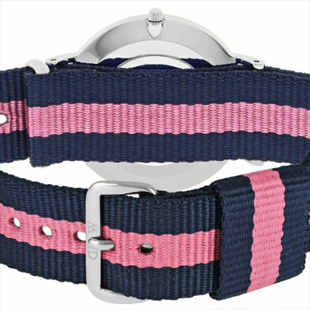 Daniel Wellington Classic Winchester White Dial Two Tone Nylon Strap Watch For Women - DW00100049