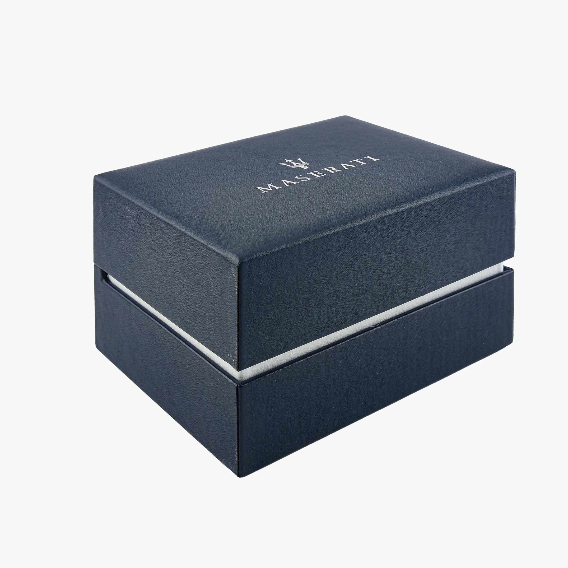 Maserati Stile Chronograph Blue Dial Blue Steel Strap Watch For Men - R8873642008