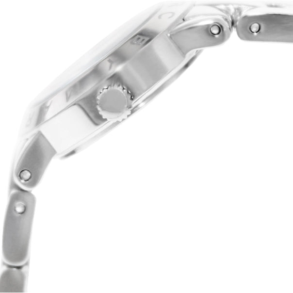 Marc Jacobs Mini Amy White Dial Silver Steel Strap Watch for Women - MBM3055