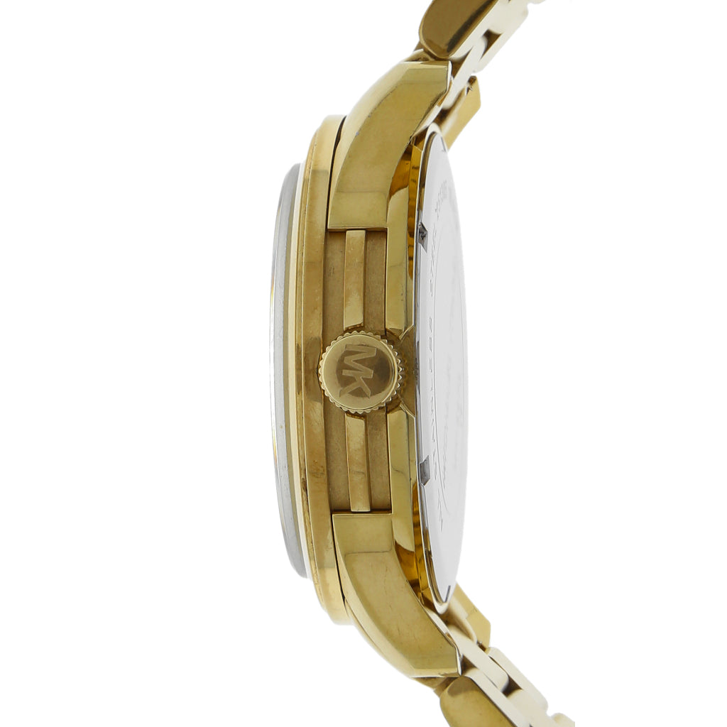 Michael Kors Runway Gold Dial Gold Steel Strap Watch for Women - MK5473