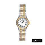 Tissot Carson Lady White Dial Two Tone Steel Strap Watch For Women - T085.210.22.013.00