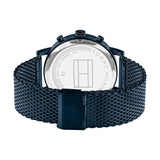 Tommy Hilfiger Evan Blue Dial Blue Mesh Bracelet Watch for Men - 1710397