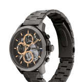 Tommy Hilfiger Henry Chronograph Grey Dial Grey Steel Strap Watch For Men - 1710479