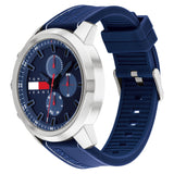 Tommy Hilfiger Wynwood Chronograph Blue Dial Blue Silicon Strap Watch For Men - 1710582