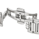 Salvatore Ferragamo Sapphire Chrono Green Dial Silver Steel Strap Watch for Men - SFME00421