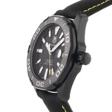 Tag Heuer Aquaracer Calibre 5 Automatic Black Dial Black Nylon Strap Watch for Men - WAY218A.FC6362